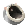 PetZenHaven - Plush Pet Cave with Removable Mat