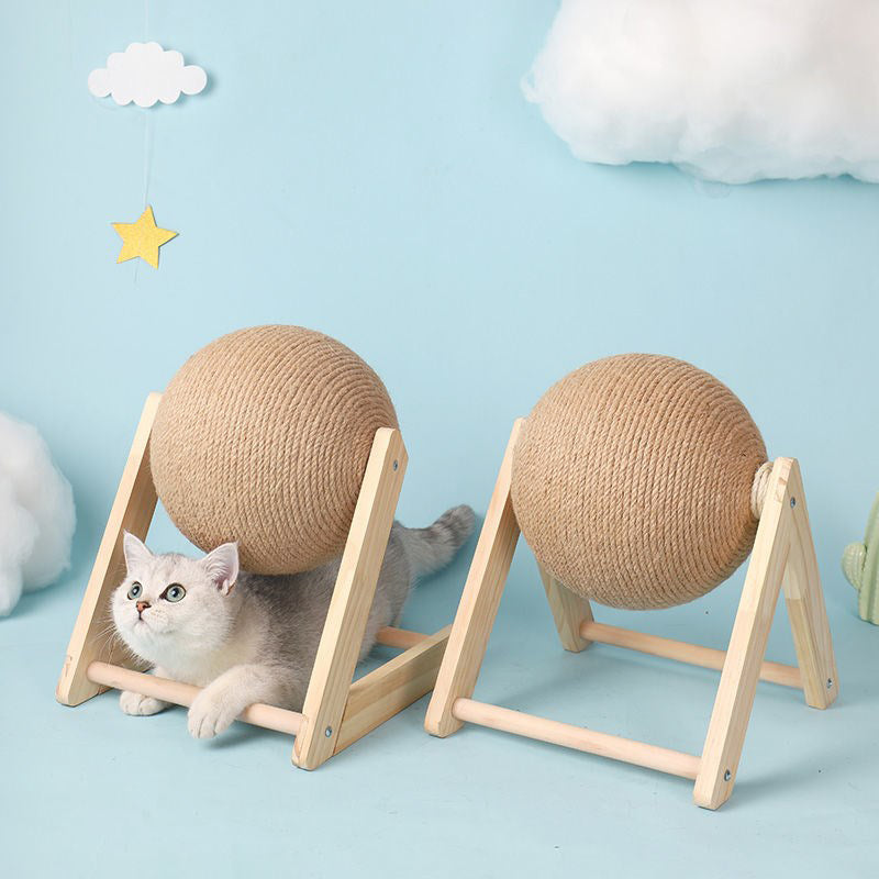 PetZenHaven - Durable Cat Scratcher Ball